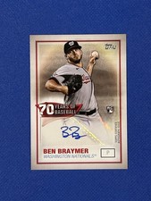 2021 Topps 70 Years of Baseball Auto Ben Braymer #70YA-BBR RC autograph D
