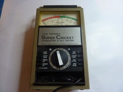 Sencore TF46 Super Cricket  Transistor & FET tester As is for for Parts/ Repair