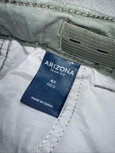 Arizona Jean Midi Cuffed Jean Shorts Size 6X Regular Green - Picture 3 of 6