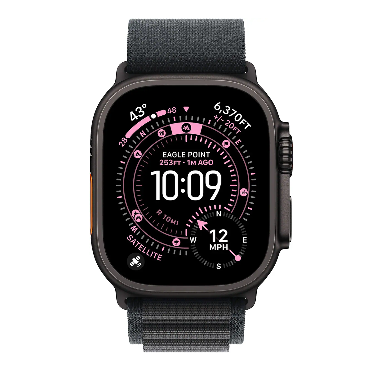 Apple Watch Ultra 3 49mm GPS+Cell Black Titanium w/ Alpine Loop L