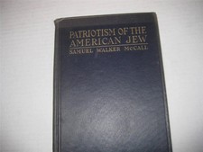 1924 ! Patriotism of the American Jew by Samuel Walker McCall