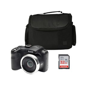 Kodak PIXPRO AZ252 16MP Caméra numérique noir 32GB SD Cas de carte