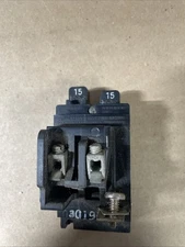 Pushmatic Bulldog ITE 15 Amp 15A Twin Tandem Piggyback Circuit Breaker P1515