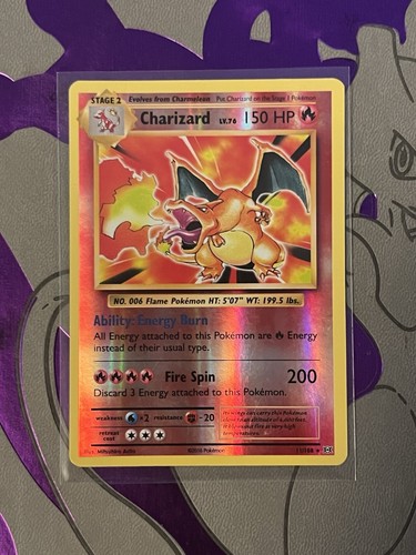 Charizard 11/108 Evolutions Reverse Holo NM