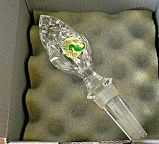 WATERFORD Crystal Acorn Bottle Stopper with O...