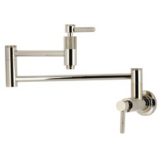 Kingston Brass KS810.KNL Convergent 3.8 GPM Wall Mounted 1 Hole - Nickel