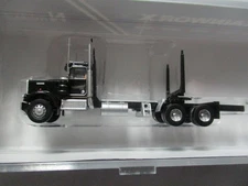 Trainworx # 49081 Kenworth W900 Log Truck Black N-Scale