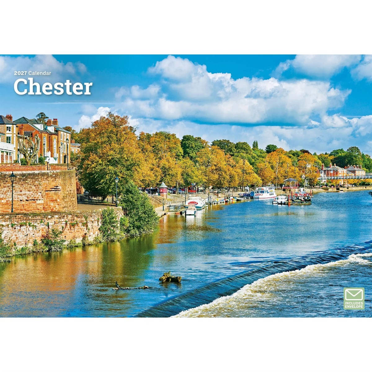 Chester A4 Calendar 2027 Wall Calendars Month To View Travel Gift | 2026 - Image 4