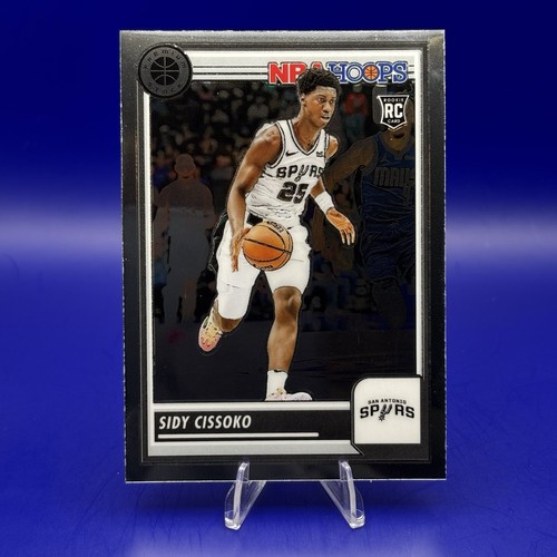 2023-24 Panini NBA Hoops Premium Stock Sidy Cissoko #143 Rookie RC Spurs - Zdjęcie 1 z 3