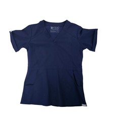 FIGS Womens Cayo Short Sleeve Scrub Top Blue TW2012 Size XS Pullover