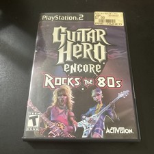 Guitar Hero Encore: Rocks the 80s (PS2) Complete & Tested!!