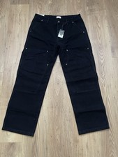 P&Co Albion Carpenter Pant, Black, Men’s, W34 Regular, Brand New With Tags