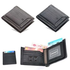 Men's Bifold Wallet Money ID Credit Card Holders Men Short Purse Clutch Billfold