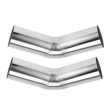  45 Degree 70mm/2.75" OD Mandrel Exhaust Pipe Car Exhaust Pipe Tubing Piping 