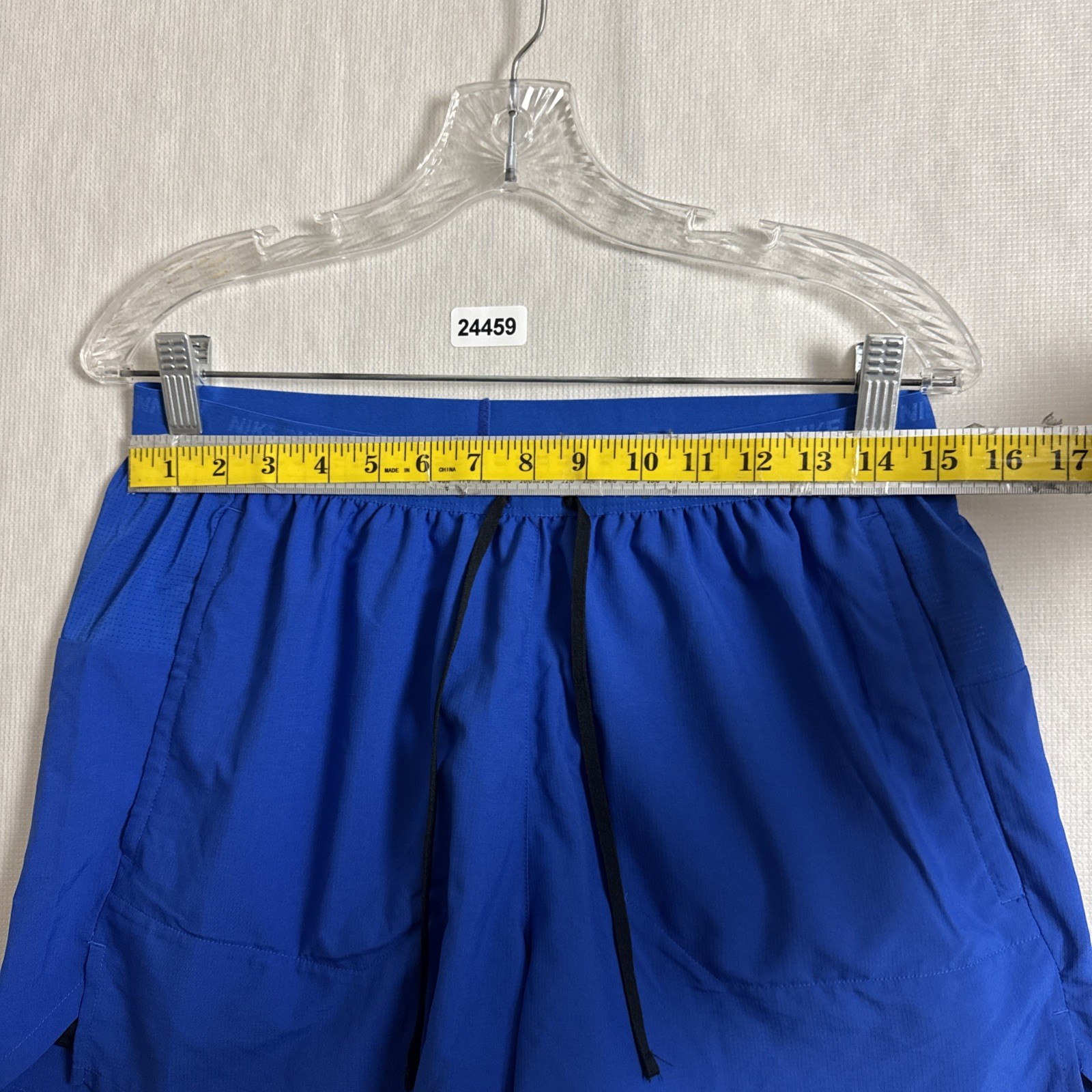 Nike Men's Size Medium Solid Blue Flex Stride 5" … - image 10