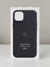 Apple Orginal FineWoven Case with MagSafe for iPhone 15 Plus - Black