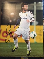 Real Salt Lake Kyle Beckerman Autographed Signed 11x14 Photo COA #1