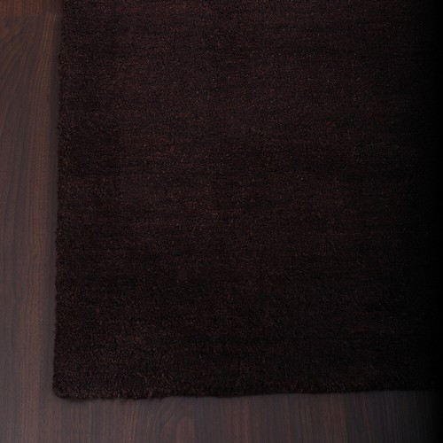 Eco-Friendly Hand Knotted Loom Wool Area Rug Solid Brown BBH Homes BBL00111L0004 - Picture 121 of 228