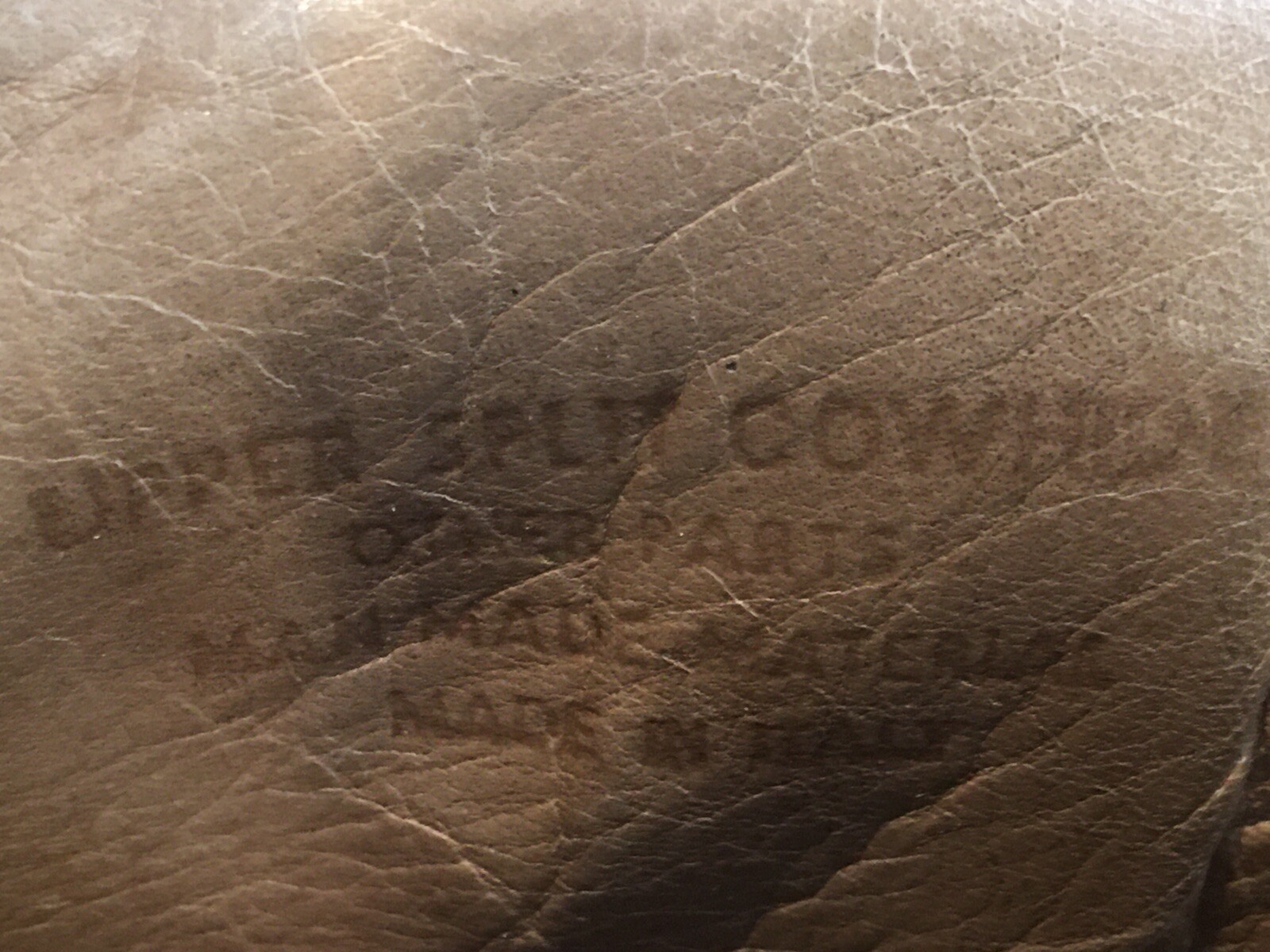 Vasque Split Cowhide Boots No Size Marked 27.5 CM Insole Vibram Soles Made Italy