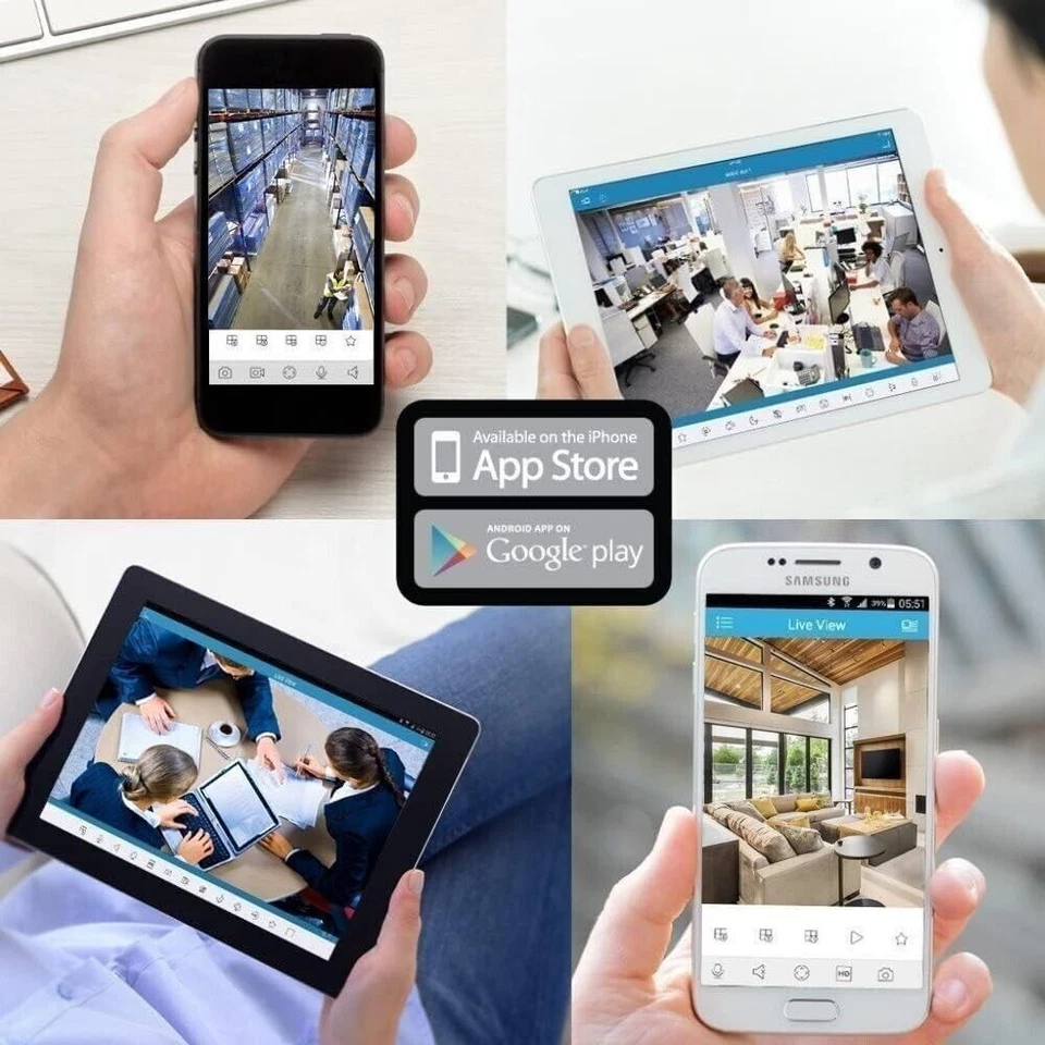 Amcrest 1080P 1920TVL Bullet Outdoor Security Camera Quadbrid 2MP Analog - - Image 4 of 4