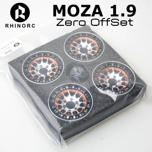 Llanta OffSet RhinoRC 1.9" MOZA ZERO 4 piezas para coche sobre orugas RC 1/10 SCX10 RR10 - Imagen 3 de 17