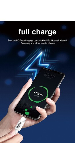Mgbca Sonic Fast Charge USB-C Cable For Galaxy S25+ S24/S23+ Plus, 100W Display - Picture 26 of 36