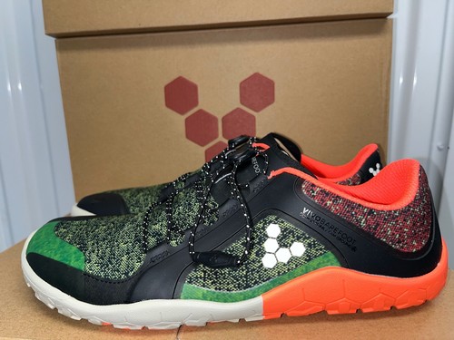 Vivobarefoot Primus Trail III ALL WEATHER Safety Yellow Black Orange Minimalist - Picture 3 of 17