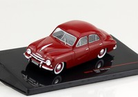 Skoda 1200 Limousine 1952 Dunkelrot 1:43 Ixo Modellauto Clc 371