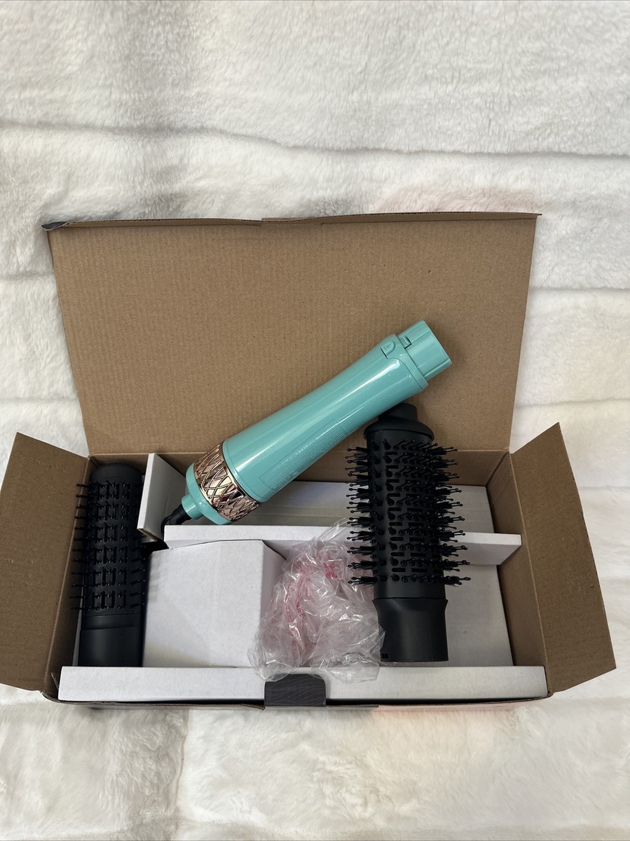 Calista StyleDryer Pro Hair Drying Blowout Brush Blossom Teal Hair New