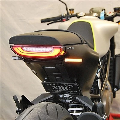 Husqvarna Vitpilen 701 Fender Eliminator Short number Plate Led New Rage Cycles