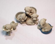 Set Of 3 Pre-owned Vintage Quarry Critters Dogs