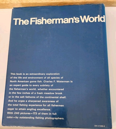 The Fisherman's World Book by Charles F. Waterman 1972 1st Printing Random House - Bild 2 von 2