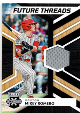 Mikey Romero Boston Red Sox 2022 Elite Extra Edition Future Threads
