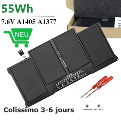 Batterie pour Apple Macbook Air 13 " A1466 MacBook A1369 A1377 A1405 A1496 MD508