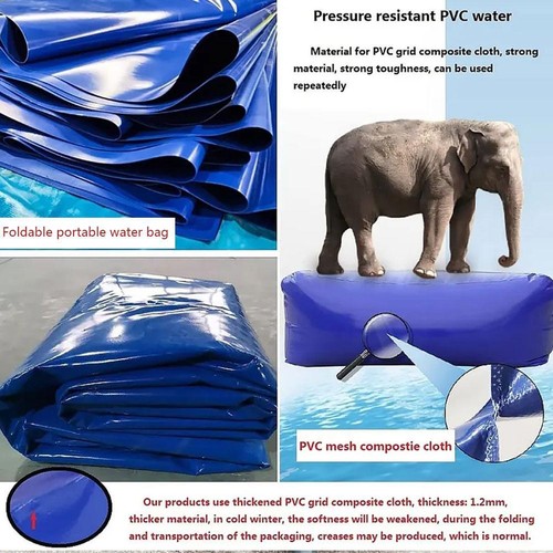 Collapsible Water Bladder Tanks,Foldable Water Tank with Faucet,Outdoor Flexib ∈ - Picture 6 of 11