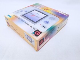 Neogeo Pocket Color Crystal White Boxed Console SNK CIB w/Button battery Tested