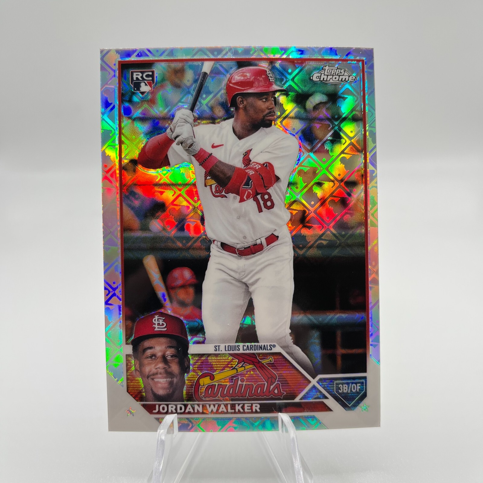 2023 Topps Chrome Logofractor Edition Jordan Walker #209.1 Rookie RC *SEE
