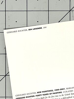 Gerhard Richter Sils　直筆サイン本 ゲルハルト・リヒター｜青幻舎 SEIGENSHA Art Publishing, Inc.