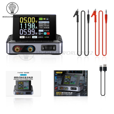 FNIRSI DPS150 Portable CNC DC Power Supply Adjustable 30V 5A 150W PD QC DC Power