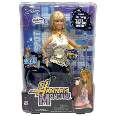 Disney Channel Hannah Montana Singing Doll Life's What You Make It