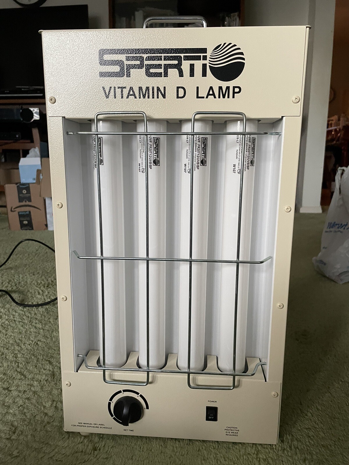 sperti sun lamp Vit D used 12 times and was in storage for a year. eBay