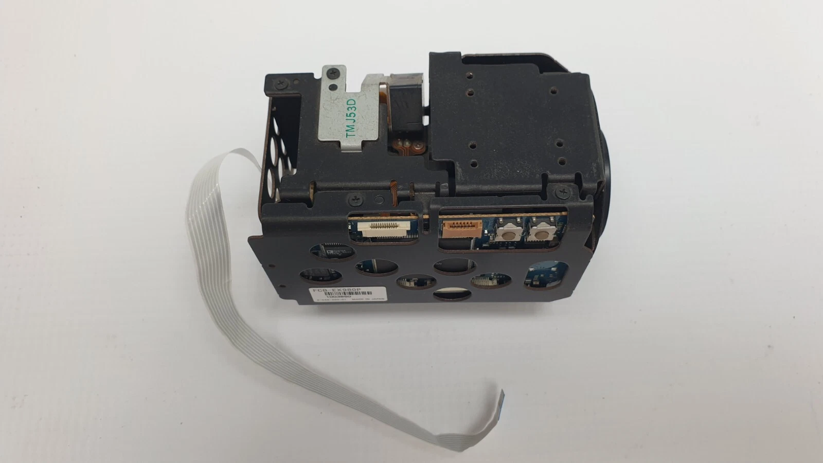 Sony FCB-EX980P camera block with flat ribbon cable