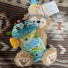 Tokyo Disney Resort Duffy's Sunny Fun Plush Sholder Strap Duffy Ice JAPAN