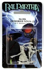 Ral Partha 04-306 Armored Ninja [2] (Kung Fu Theater) Warriors Assassins Rogues 