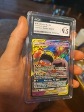 (POP 9) CGC 9.5 Mint+ Pokemon Muk & Alolan Muk GX 61/214 Unbroken Bonds Card