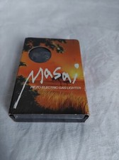 Vintage Masai Piezo Electric Gas Leopard Lighter Made in Japan