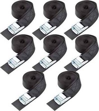 Cartman 1" x 12'Lashing Straps with Adjustable Cam Buckle 8 Pack