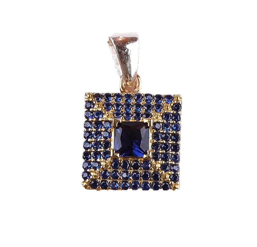 Sapphire Charm Fashion Necklaces & Pendants