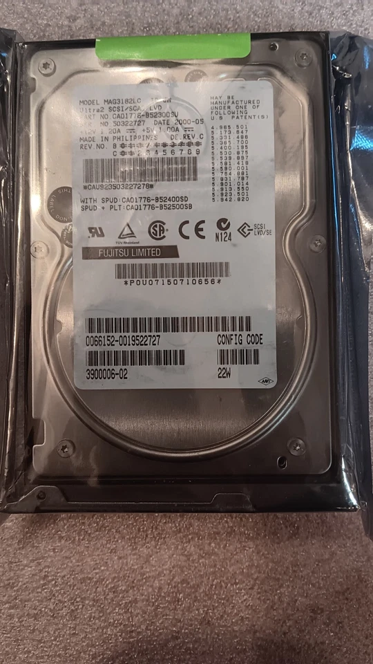 SUN Original 18GB drive + Bracket+ Heatplate ,  540-4178-01 - Image 2 of 4