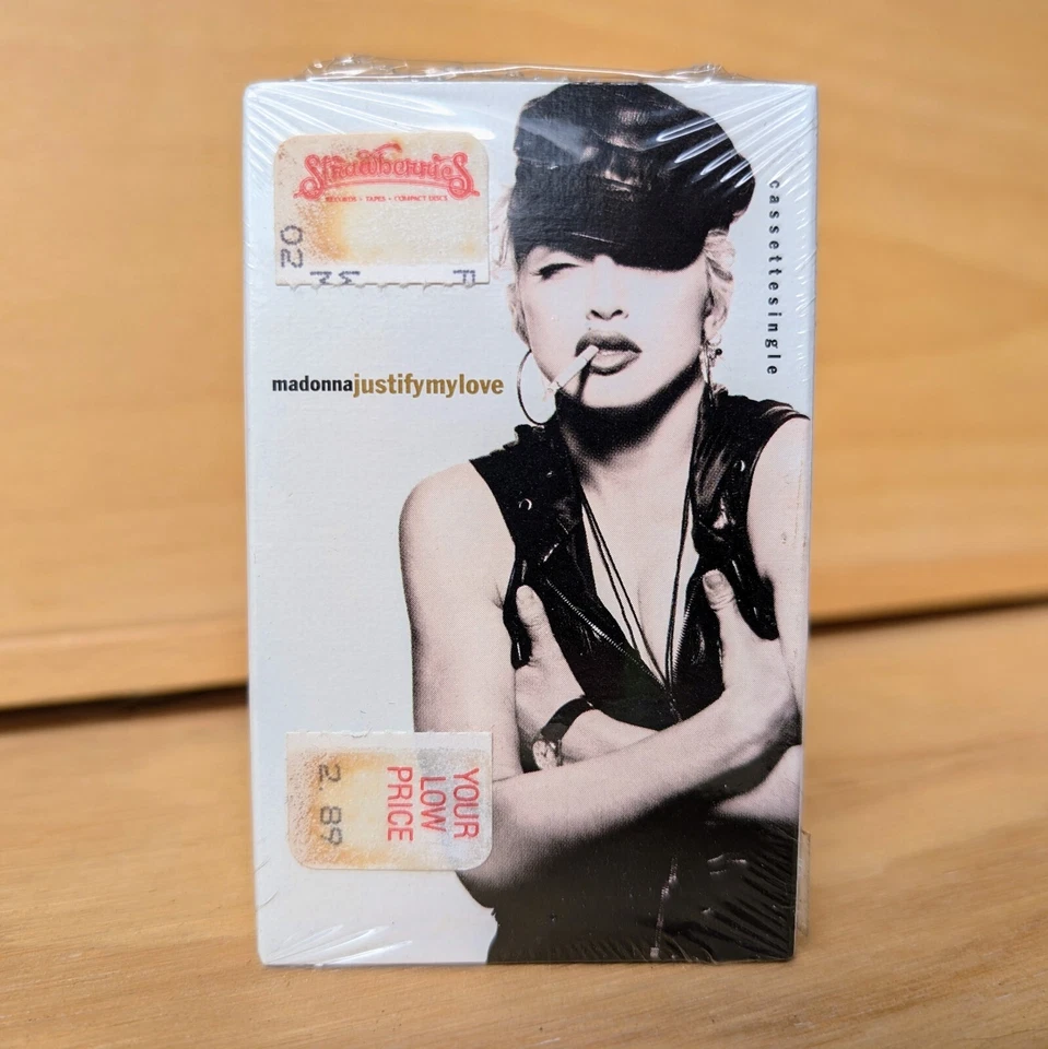 MADONNA Justify My Love Cassette Single 1990 Sire Records NEW and SEALED - Image 2 of 4